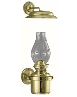 Vegglampe Ruffen 1" slingre med varmefanger