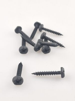 Skruer sorte selvvalg 4x25 10 stk