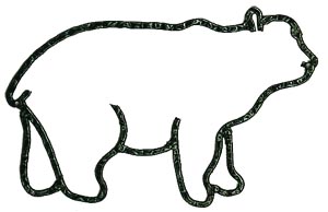 Veggmotiv liten isbj&oslash;rn 24 x 17