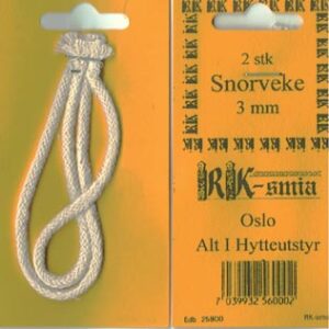 Snorveke 3 mm 2stk, par